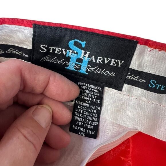 Steve Harvey Celebrity edition  Linen pants 46/32 Pant - Picture 10 of 11